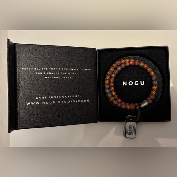 🧡💜💚NOGU Multicolour Beaded Wrap 💚💜🧡 - Picture 2 of 4